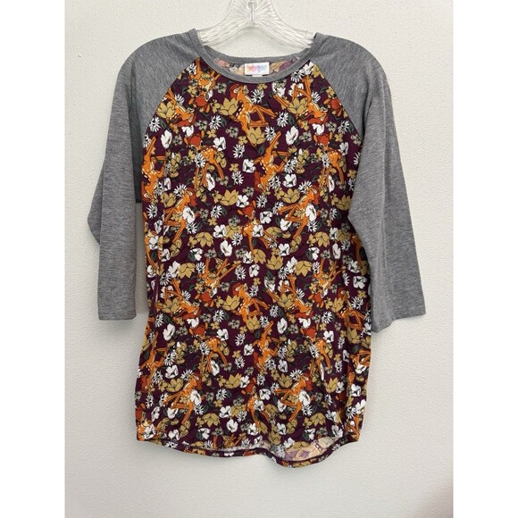 LuLaRoe Randy Women's 3/4 Sleeve Disney Bambi NWOT Size Medium - Picture 1 of 8